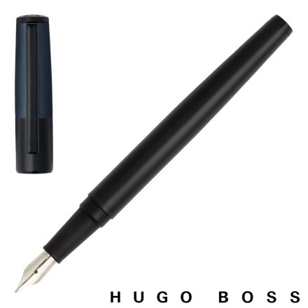Hugo Boss Töltőtoll, Gear Minimal kollekció - fekete és sötét kék