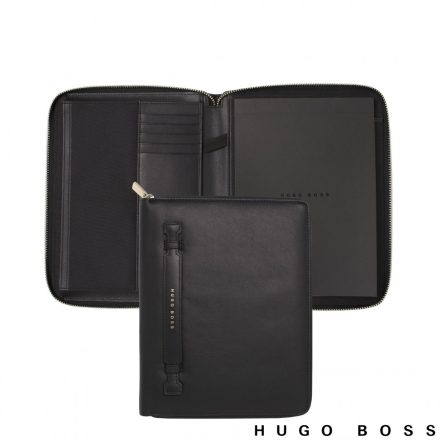 Hugo Boss A5 Mappa, Essential Lady kollekció  - fekete