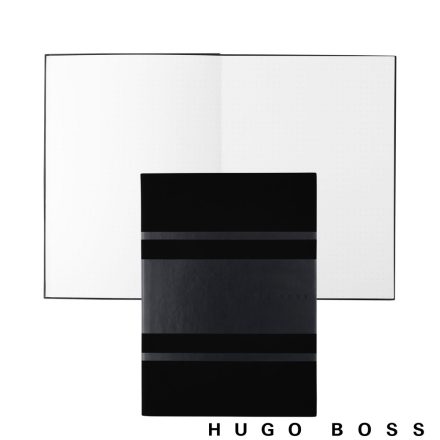 Hugo Boss A5 Mappa, Gear Matrix kollekció - fekete 