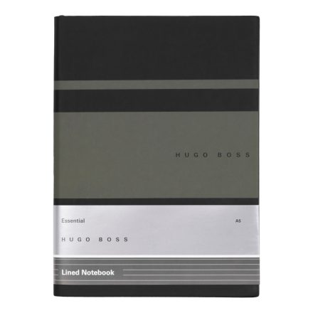 HB4366 Hugo Boss Vonalas Notebook A5, Essential Gear kollekció - khaki