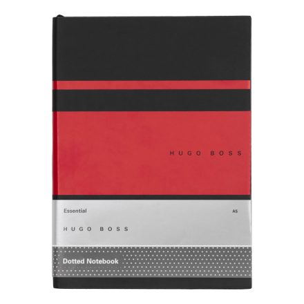 HB4367 Hugo Boss Pontozott Notebook A5, Essential Gear kollekció - piros