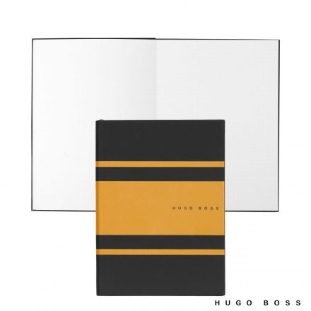 Hugo Boss Pontozott Notebook A5, Essential Gear kollekció - sárga