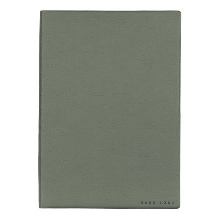 HB4371 Hugo Boss Sima Notebook A5, Essential kollekció - khaki