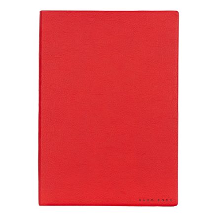 Hugo Boss Vonalas Notebook A5, Essential kollekció - piros