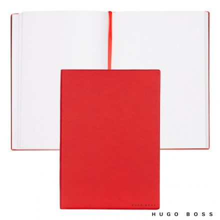 Hugo Boss Sima Notebook A5, Essential kollekció - piros