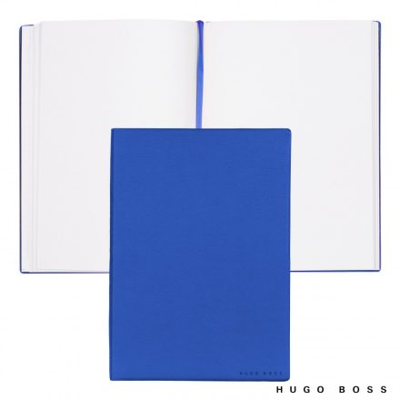 Hugo Boss Sima Notebook A5, Essential kollekció - kék