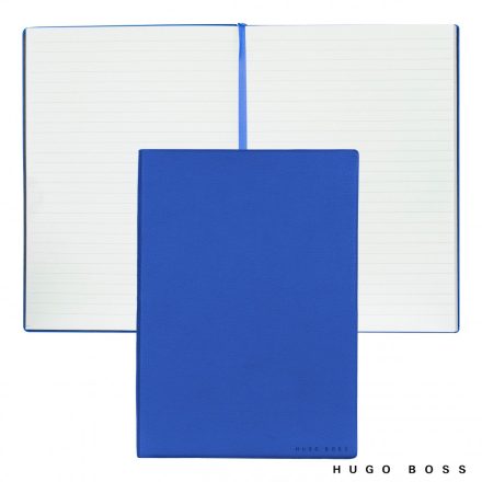 Hugo Boss Vonalas Notebook A5, Essential kollekció - kék