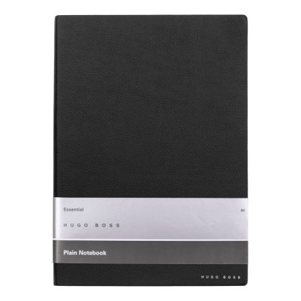 Hugo Boss Sima Notebook B5, Essential kollekció - fekete
