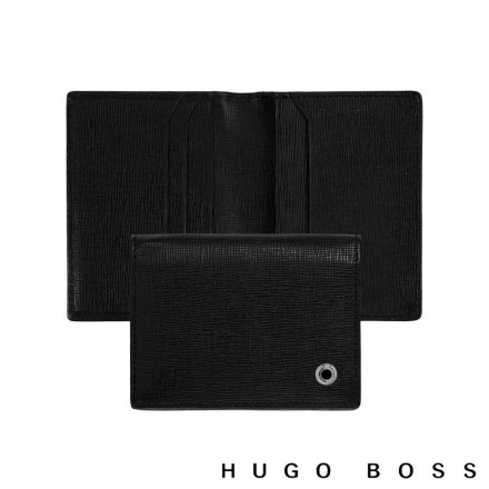 Hugo Boss Kártyatartó, Pure Tradition kollekció - fekete