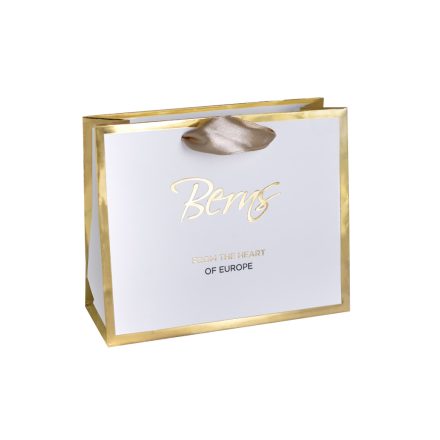 BERNS PAPÍRTASAK.FEHÉR-ARANY 11*15CM