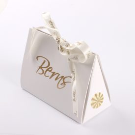 BERNS BAG FEHÉR-ARANY 11*8CM