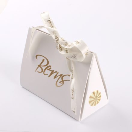 BERNS BAG FEHÉR-ARANY 11*8CM
