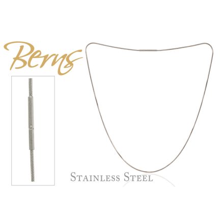 KÍGYÓLÁNC CSŐKAPCSOS 1,2MM 41CM SS