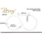 KÍGYÓLÁNC 0,9MM 41+6CM SS.