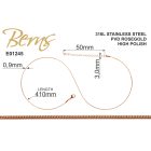 KÍGYÓLÁNC 0,9MM *41+6CM RG