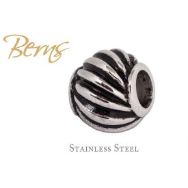 BERNS CHARM BEAD ANTIQUE SS