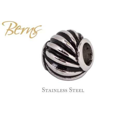 BERNS CHARM BEAD ANTIQUE SS