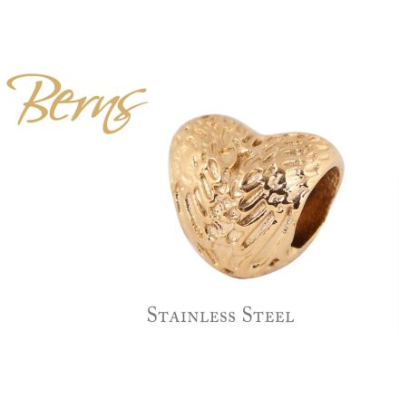 BERNS CHARM BEAD ANGELWING HEART GO