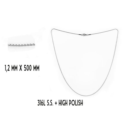 LÁNC 0,5MM *50CM SS