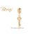 BERNS B.CHARM-KEY SHAPE 16,6*8MM GO