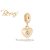 BERNS B.CHARM-HEART 10,8*10,4MM GO