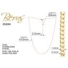 LÁNC SIDE 0,3*41+5 316L GO