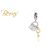 CHARM-PADLOCK+KEY SS-GO
