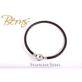 KARKÖTŐ B.CHARM. FEKETE BŐR 17,5CM