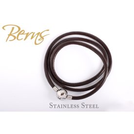 LÁNC B.CHARM FEKETE BŐR 50CM