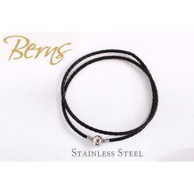 LÁNC B.CHARM FEK.FONOTT BŐR 50CM