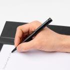 HUGO BOSS golyóstoll, Ribbon Matrix kollekció - fekete, sötétkék