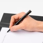 HUGO BOSS golyóstoll, Ribbon Matrix kollekció - fekete, sárga