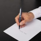 HUGO BOSS golyóstoll, Contour Brushed kollekció - sötétkék