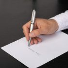 Hugo Boss golyóstoll, Contour Brushed kollekció - króm