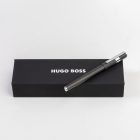HUGO BOSS töltőtoll, Gear, Pinstripe kollekció - fekete / króm
