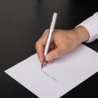 HUGO BOSS rollertoll, Gear Pinstripe kollekció - ezüst szín/arany