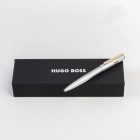 HUGO BOSS golyóstoll, Gear, Pinstripe kollekció - ezüst / arany