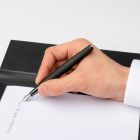 HUGO BOSS töltőtoll, Loop Diamond kollekció - fekete