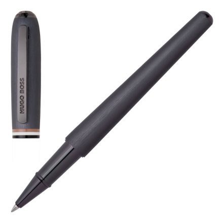 HUGO BOSS rollertoll, Contour Iconic kollekció- sötétszürke, fekete