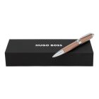 HUGO BOSS golyóstoll, Icon kollekció - camel barna/króm