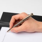 HUGO BOSS golyóstoll, Sophisticated kollekció - arany, matt taupe