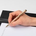 HUGO BOSS golyóstoll, Sophisticated kollekció - arany, matt nude