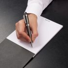 HUGO BOSS golyóstoll, Arc Futurist kollekció - gunmetal