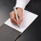 HUGO BOSS golyóstoll, Arc Futurist kollekció - ezüst szín