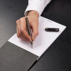 HUGO BOSS töltőtoll, Rive kollekció - gunmetal