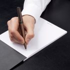 HUGO BOSS golyóstoll, Gear Brushed kollekció - barna