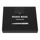 HUGO BOSS limitált kiadású golyóstoll, Limited Edition Nexus króm kollekció - ezüst