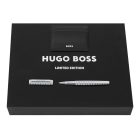 HUGO BOSS limitált kiadású rollertoll, Limited Edition Nexus króm kollekció - ezüst