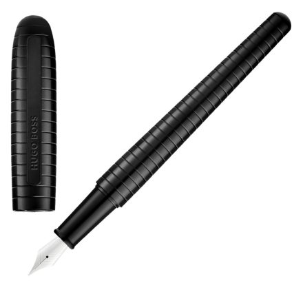 HUGO BOSS töltőtoll, Contour Soft Bauhaus kollekció - fekete