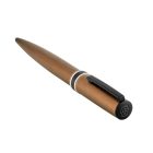 HUGO BOSS golyóstoll, Arche Brushed Ring kollekció - camel barna